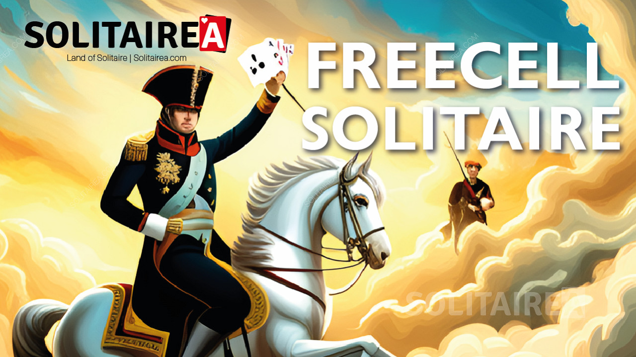 Speel FreeCell Solitaire en ontspan met dit gratis kaartspel
